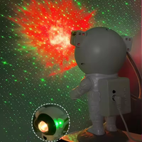 Projecteur astronaute galaxie LED télécommande ciel étoile veilleuse sortie galaxie projecteur astronaute avec haut-parleur dent bleue