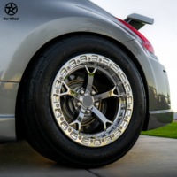 Jantes forgées chromées de style Beadlock modifiées DW Performance, 18, 19, 20 pouces, compatibles avec Nissan 350Z Z33 JDM Sports Coupes, jantes personnalisées