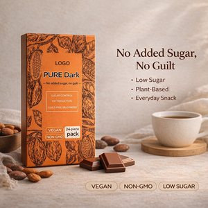 Chocolat noir sans sucre 70-85% cacao, compatible Keto, végétalien, avec érythritol et inuline, sans sucre ajouté, faible en glucides - Product Image 3