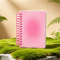 Cuaderno Ecológico Personalizado, Simple, Sólido, Recargable, con Tamaño y Logotipo Personalizados, Encuadernación en Espiral Resistente, Bloc de Notas para Estudiantes