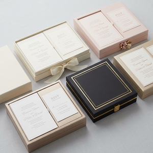 Cartes d'invitation de mariage personnalisées avec design sur mesure - Product Image 5