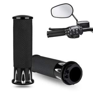 Poignée de moto rétro 25 mm en alliage d'aluminium universelle à coller, style modifié - Product Image 1