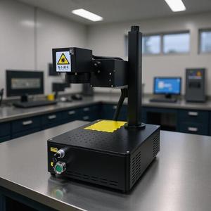 Máquina de Marcado y Grabado Láser de Fibra Portátil de Escritorio de 20W 30W 50W, Control FANUC, Refrigeración por Aire, Compatible con DXF/BMP/AI/DWG/DST para Metal - Product Image 3