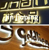 Lettres holographiques 3D à effet miroir infini, néon RVB, pour bar, salle de jeux et décoration de fête