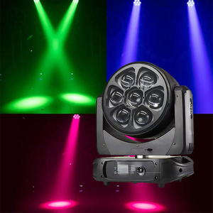 Profissional 7x60W CTO RGBW 4in1 LED Disco Strobe Stage Lights Bee Eye Moving Head Light Wash Beam <span class=keywords><strong>Zoom</strong></span> Efeito Anel para DJ Bar - Product Image 4
