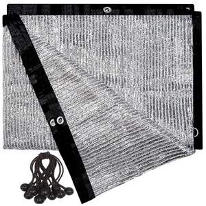 Direct verkoop HDPE rechthoekig geweven aluminiumkleurig landbouw schaduwnet voor planten kas schaduwnet UV-gestabiliseerd - Product Image 1