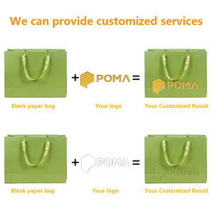 Bolsa de Papel <span class=keywords><strong>Azul</strong></span> Biodegradable Ecológica de Lujo para Compras, Bolsas de Embalaje Personalizadas Premium para Regalos de Perfumes y Productos para el Cuidado de la Piel - Product Image 4