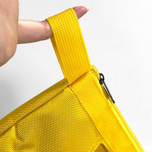 PVC Translucent Tool Storage Bag With Zipper Closure Woven Canvas Surface Repair Kit Hardware Tool Case - Product Image 2