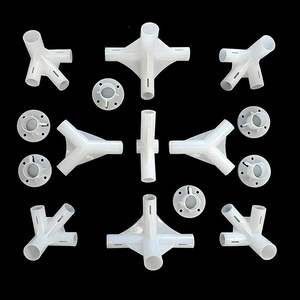 15 Piezas de Repuesto para Gazebo de 3x6m, Conectores Centrales y de Esquina para Patas de Carpa, 25/19mm - Product Image 1