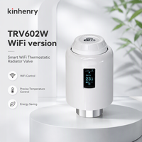 Valve de régulation de température WiFi TRV602W, en PC ignifuge, petit thermostat électrique pour chauffage intérieur
