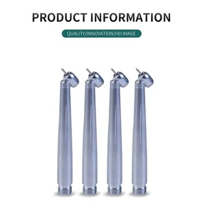 Pieza de mano quirúrgica profesional de alta velocidad con fibra óptica LED y escape trasero de 45 grados para extracción de dientes mudos impacéticos, CE - Product Image 3