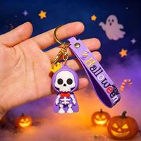 En gros, Pendentif décoratif et porte-clés fantaisie à l'effigie de fantômes, squelettes et citrouilles pour cadeaux d'Halloween
