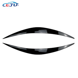 Cubierta de Faro de coche, faro de coche, ceja, párpado, tapa de ojos, embellecedor de cejas para Hyundai I30 I30N MK3 2017-2019 - Product Image 3