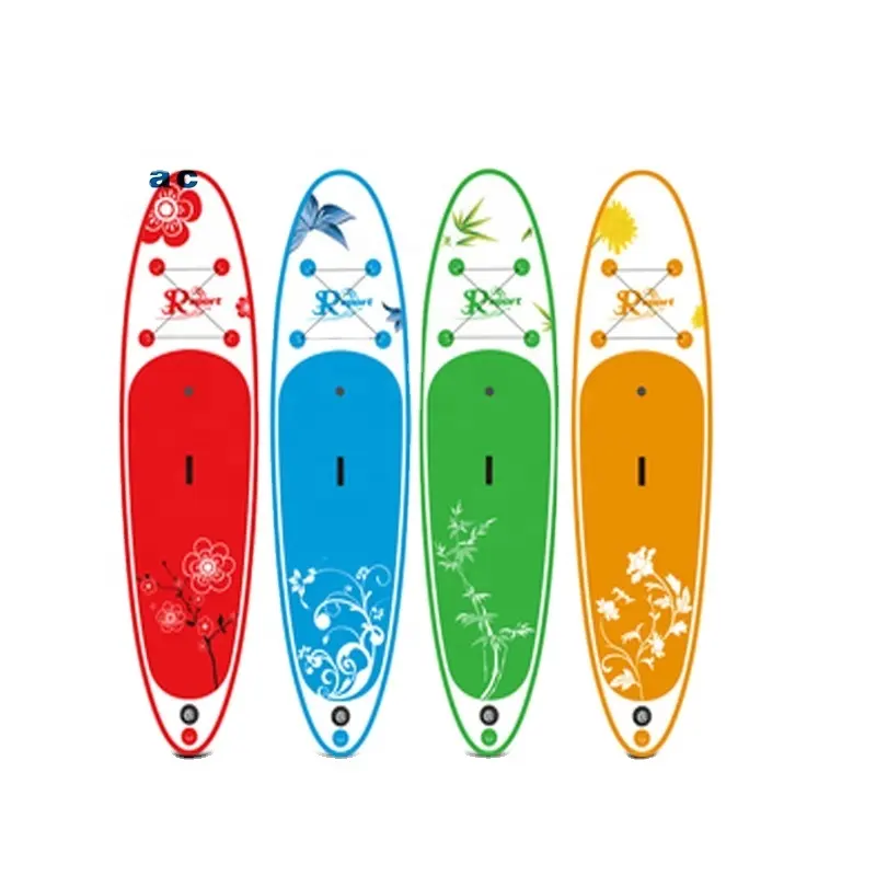 Venda quente novo design SUP Inflável paddle board sup surf inflável paddle bord, atacado 10 pés inflável isup board