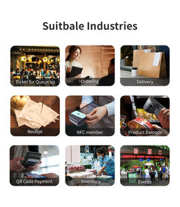 6.2 ''el mobil 2 + 16 Pos terminali kasiyer bilet denetleyicisi 8 milyon kamera tarama 1D 2D barkod NFC desteği yok - Product Image 3