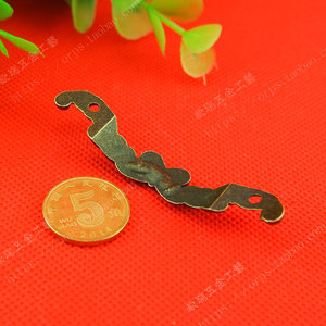 Tirador de cajón estilo antiguo de aleación de zinc A21 pequeño 65*11mm para armario, joyero, accesorio de embalaje de regalo - Product Image 5