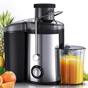 Top sales big mouth electric twin gear Automatic fruit juicer extractor