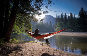 <span class=keywords><strong>Hamac</strong></span> de jardin de haute qualité Highwin 210T avec sangle et boucle pour deux personnes - Product Image 5