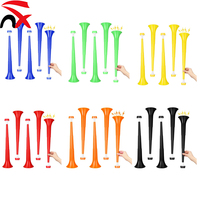 Vuvuzela pliable en plastique de 21 pouces pour événements sportifs, football, carnaval et fêtes – Vente en gros