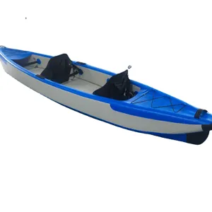 Kayak inflable de alta presión para 2 personas, kayak de pesca en canoa, de punto de caída, individual o doble persona