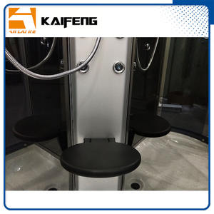 Slimme moderne glazen douchecabine GT0532R, stoomcabine voor één persoon, 3kW touchscreen stoomgenerator & opklapbare zitting - Product Image 5