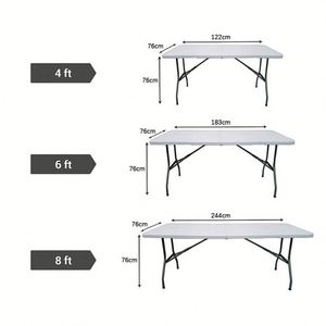 Waterproof Solid Black Polyester Fitted <b>Table</b> Cover 4FT Rectangle 48x24x30 Inch Indoor <b>Outdoor</b> Tablecloth - Product Image 6