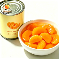 Segmentés d'orange mandarine en conserve 850g en sirop léger pour desserts de boulangerie, marque privée, taille personnalisée, fournisseur en gros