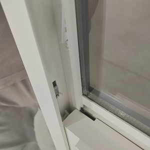 Đôi đơn vị duy nhất treo Vinyl Windows mullioned phong cách Mỹ đôi đơn vị dọc trượt gương kính trắng và đen nfrc - Product Image 4