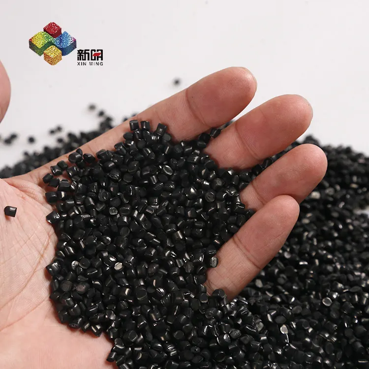 Food Grade Plastic Pellets/Fabriek Prijs Pe/Pp/Eva/Abs/Pet Carbon Black Masterbatch Voor Film Blazen Injectie En Extrusie