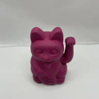Usine Artisanat En Plastique Agitant Un Chat Chanceux Ornement De Bureau Figurines De Chat De Table Décorations Pour La Maison Fortune Chat Sculpture