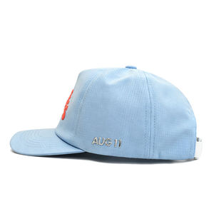 Gorra de Béisbol Suave de 5 Paneles con Logotipo Personalizado, Gorras de Béisbol con Logotipo Plateado - Product Image 3