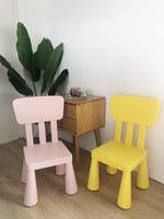 Tabouret/chaise en plastique pour enfants avec dossier pour usage domestique et scolaire en maternelle Chine