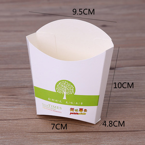 Contenants jetables écologiques en papier kraft pour les collations de poulet frit à la coréenne, emballage de restauration, option cadeau - Product Image 2