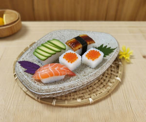 <span class=keywords><strong>Plateau</strong></span> en pierre <span class=keywords><strong>de</strong></span> <span class=keywords><strong>lave</strong></span> naturelle style Ins - Assiette à dessert/Dim Sum, Vaisselle en pierre haut <span class=keywords><strong>de</strong></span> gamme pour usage commercial et domestique - Product Image 5