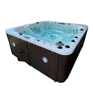 Vasca Idromassaggio <span class=keywords><strong>Jacuzzi</strong></span> Spa Moderna Autoportante in Acrilico per Esterni con Idromassaggio e Piscina per il Relax e il Divertimento - Product Image 3
