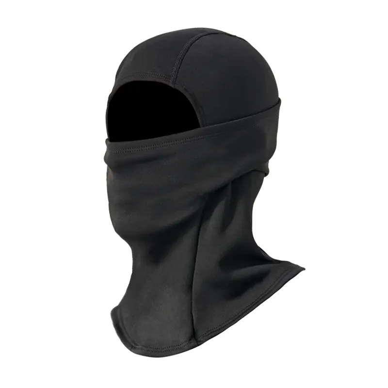 Unisex spor yüz maskesi açık kullanım için kalınlaşmış rüzgar geçirmez Polyester
