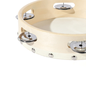 Individuelles Großprodukt 4 6 7 8 10 Zoll pädagogisches Spielzeug Handtrommel Musikinstrument Holztamburine - Product Image 5