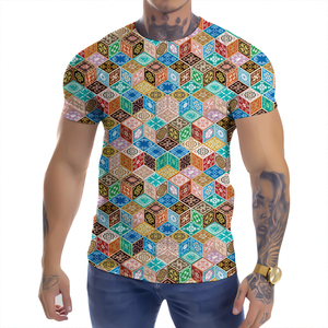 T-Shirt <span class=keywords><strong>Vintage</strong></span> Retrò da Uomo in 100% Poliestere, Nuova Collezione, Vestibilità Regolare per Matrimoni e Feste, Stampa Digitale - Product Image 5