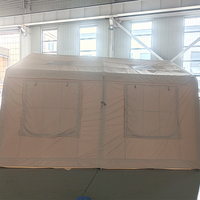Tente Gonflable Portable en Gros Direct Usine avec Véranda, Logo Personnalisé OEM, Tente Pneumatique Étanche en Oxford PVC