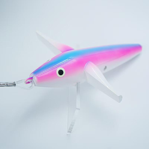 Ensemble de leurres de pêche à la traîne pour thon et marlin en eau salée, avec barre de répartition et hameçons montés - Product Image 3