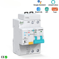 API Tuya RCBO Disjoncteur de mesure WIFI Minuterie de vie intelligente Télécommande Interrupteur automatique sans fil Interrupteur de refermeture