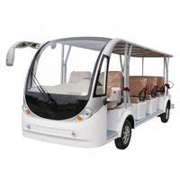 Bus touristique électrique pour 14 passagers et navette standard avec vitesse maximale de 30 km/h et autonomie de 100-130 km à vendre