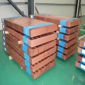 China wholesale c1100 copper plate sheet electrolytic copper plated steel ground rod
