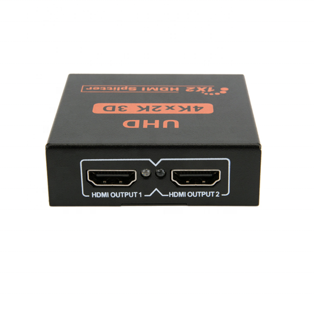 Switcher 1 in 2 Out 1080p 4kx2k 1x2 Hdcp 3d Splitter Power Signal Amplifier 4K *2K Full 3D 1 in 2 Out