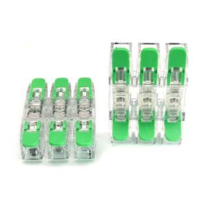 Terminais conectores de fio rápido <span class=keywords><strong>3</strong></span> e <span class=keywords><strong>3</strong></span> para awg 12-24 cabo e 0.<span class=keywords><strong>2</strong></span>-4mm - Product Image 3