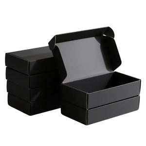 Durable Black Rectangular Cardboard Airplane Packaging <strong>Box</strong> With Embossing For Safe Shipping And Mailing - Product Image 3