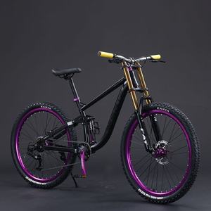 <span class=keywords><strong>Bicicleta</strong></span> de Montaña de 26 Pulgadas, Azul, de Acero al Carbono, 8/9 Velocidades, con Frenos de Disco Hidráulicos, para Adultos - Product Image 4