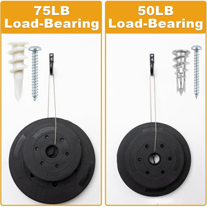 Drywall Anchor Set 200pcs Metric Carbon Steel Hammer Drive Anchors Plastic Plugs For General Industry Use - Product Image 3