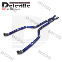 Système d'échappement Catback Valvetronic en titane avec tuyaux en X double de longueur égale personnalisés pour BMW M3 E90/E92/E93 4.0L 2007-2013