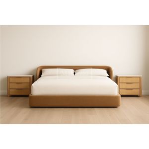 Modern Fabric Living Room Bedroom Furniture Set Eco-Friendly Upholstered <b>Sofa</b> Bed Coffee <b>Table</b> <b>Side</b> <b>Table</b> Storage Cabinet - Product Image 3